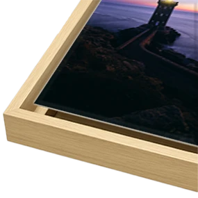 Papier d’art sur aluminium en caisse américaine